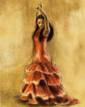 FlamencoDancerIPrintC10291959
